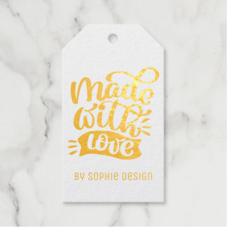 Minimalistische Kalligrafie mit Liebe individuell Geschenkanhänger