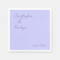 Minimalistische Kalligrafie Periwinkle Travel Wedd