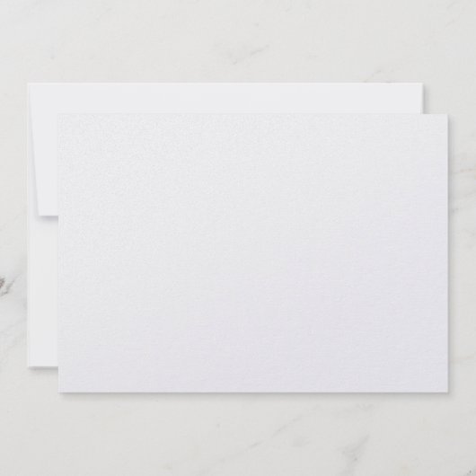 Minimalistische Kalligrafie-Schrift zur Hochzeitss Save The Date (Rückseite)