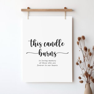 Minimalistische Kalligraphie Dieses Zeichen der Ke Poster