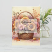 Minimalistische Kalligraphie Einladung (Stehend Vorderseite)