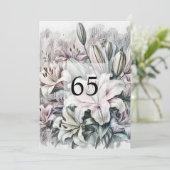 Minimalistische Kalligraphie Einladung (Stehend Vorderseite)