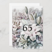 Minimalistische Kalligraphie Einladung (Vorne/Hinten)