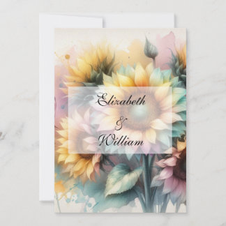 Minimalistische Kalligraphie Einladung