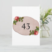 Minimalistische Kalligraphie Einladung (Stehend Vorderseite)