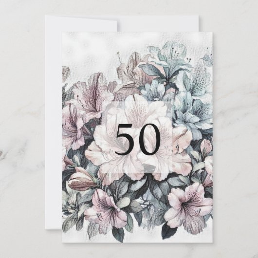 Minimalistische Kalligraphie Einladung (Vorderseite)