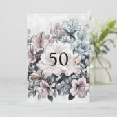 Minimalistische Kalligraphie Einladung (Stehend Vorderseite)