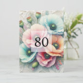 Minimalistische Kalligraphie Einladung (Stehend Vorderseite)