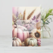 Minimalistische Kalligraphie Einladung (Stehend Vorderseite)