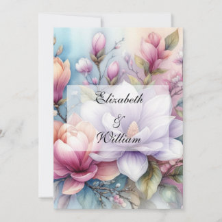 Minimalistische Kalligraphie Einladung