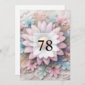 Minimalistische Kalligraphie Einladung (Vorne/Hinten)