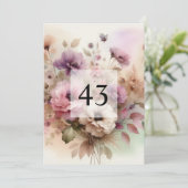 Minimalistische Kalligraphie Einladung (Stehend Vorderseite)