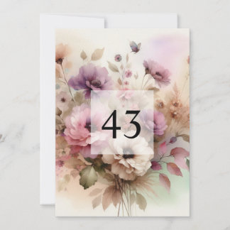 Minimalistische Kalligraphie Einladung