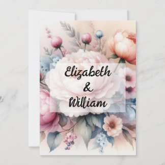 Minimalistische Kalligraphie Einladung