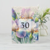 Minimalistische Kalligraphie Einladung (Stehend Vorderseite)