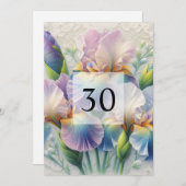 Minimalistische Kalligraphie Einladung (Vorne/Hinten)