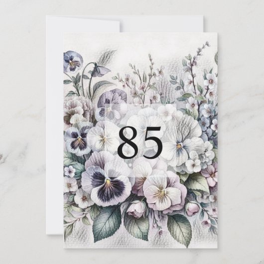 Minimalistische Kalligraphie Einladung (Vorderseite)