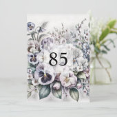 Minimalistische Kalligraphie Einladung (Stehend Vorderseite)