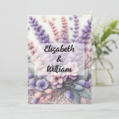 Minimalistische Kalligraphie Einladung (Stehend Vorderseite)