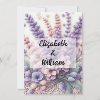 Minimalistische Kalligraphie Einladung