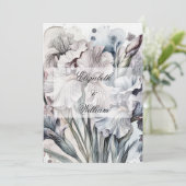 Minimalistische Kalligraphie Einladung (Stehend Vorderseite)