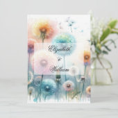 Minimalistische Kalligraphie Einladung (Stehend Vorderseite)