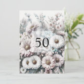 Minimalistische Kalligraphie Einladung (Stehend Vorderseite)