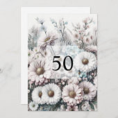 Minimalistische Kalligraphie Einladung (Vorne/Hinten)