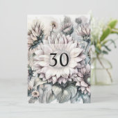 Minimalistische Kalligraphie Einladung (Stehend Vorderseite)