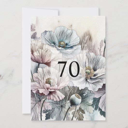 Minimalistische Kalligraphie Einladung (Vorderseite)