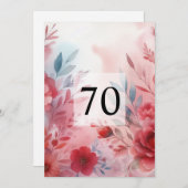 Minimalistische Kalligraphie Einladung (Vorne/Hinten)