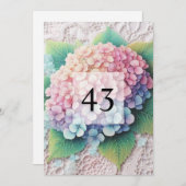 Minimalistische Kalligraphie Einladung (Vorne/Hinten)