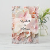 Minimalistische Kalligraphie Einladung (Stehend Vorderseite)