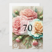 Minimalistische Kalligraphie Einladung (Vorne/Hinten)