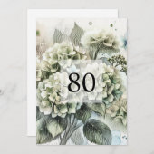 Minimalistische Kalligraphie Einladung (Vorne/Hinten)