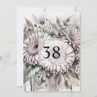 Minimalistische Kalligraphie Einladung