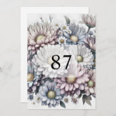 Minimalistische Kalligraphie Einladung (Vorne/Hinten)