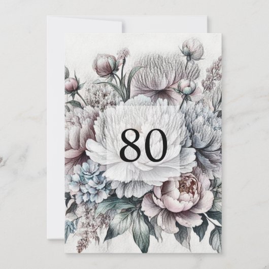 Minimalistische Kalligraphie Einladung (Vorderseite)