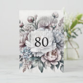 Minimalistische Kalligraphie Einladung (Stehend Vorderseite)