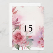 Minimalistische Kalligraphie Einladung (Vorne/Hinten)