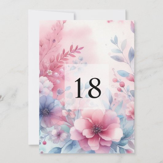 Minimalistische Kalligraphie Einladung (Vorderseite)