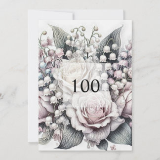 Minimalistische Kalligraphie Einladung