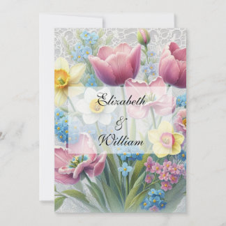 Minimalistische Kalligraphie Einladung