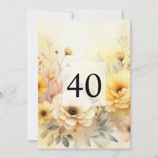 Minimalistische Kalligraphie Einladung (Vorderseite)