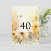 Minimalistische Kalligraphie Einladung (Stehend Vorderseite)