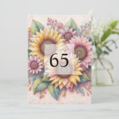 Minimalistische Kalligraphie Einladung (Stehend Vorderseite)