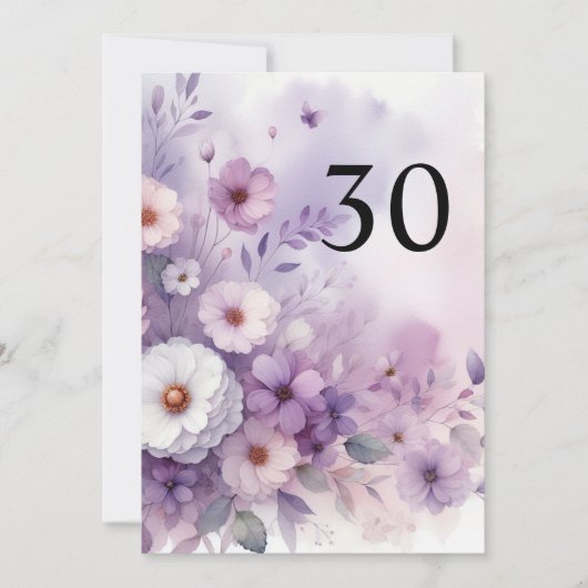 Minimalistische Kalligraphie Einladung (Vorderseite)