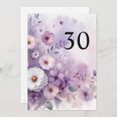 Minimalistische Kalligraphie Einladung (Vorne/Hinten)