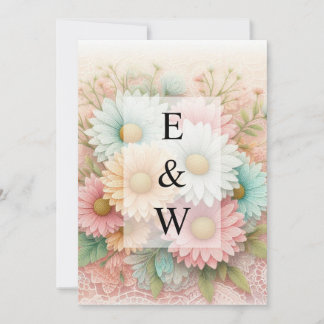 Minimalistische Kalligraphie Einladung