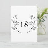 Minimalistische Kalligraphie Einladung (Stehend Vorderseite)